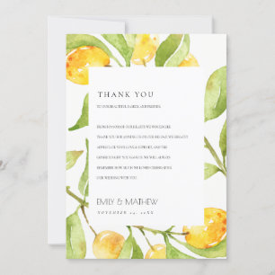 BOHO GULT GRÖNT WATERCOLOR FOLIAGE OLIVE TACK KORT