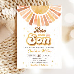 Boho Gult Little Sunshine Baby Shower Inbjudningar<br><div class="desc">Boho Gult Little Sunshine Baby Shower-inbjudan</div>
