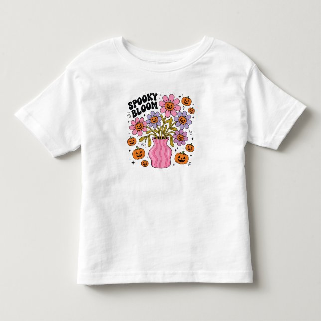 Boho Halloween Blomma PNG T Shirt (Framsida)