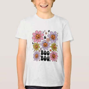 Boho Halloween Blomma Pumpa PNG T Shirt