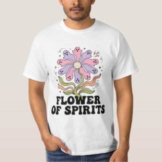 Boho Halloween Blomma Spöke PNG T Shirt