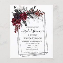 Boho Halloween Blommigt Möhippa Watercolor