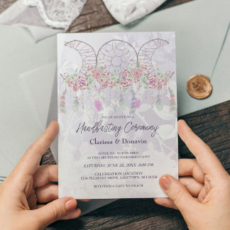 Boho Handfasting Trippelmåne Drömfångare Inbjudningar