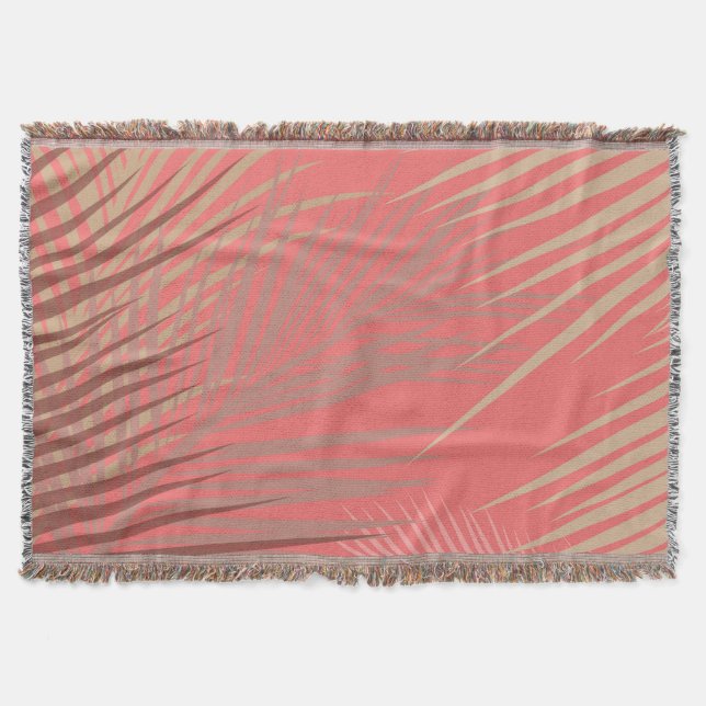 Boho Handflatan Mönster Filt (Framsidan)