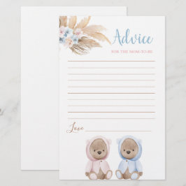 Boho har Twillingar för att Mamma ska få kortet