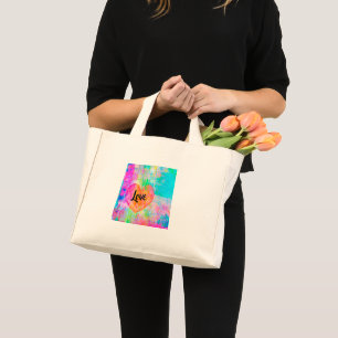 Boho Heart Kärlek Mini Tygkasse