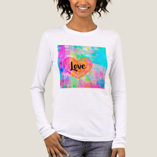 Boho Heart Kärlek T Shirt