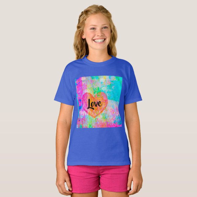 Boho Heart Kärlek Tröja (Hel framsida)