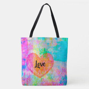 Boho Heart Kärlek Tygkasse