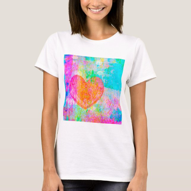 Boho Heart Tee Shirt (Framsida)