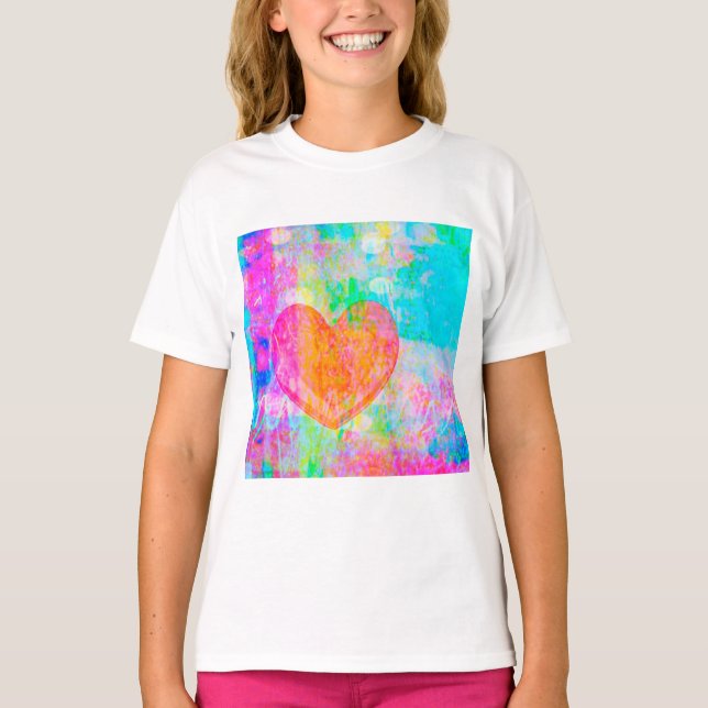 Boho Heart Tee Shirt (Framsida)