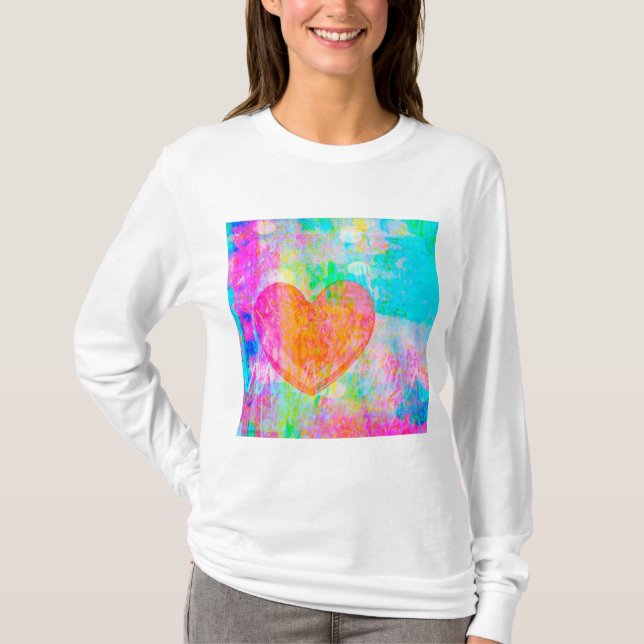 Boho Heart Tee Shirt (Framsida)