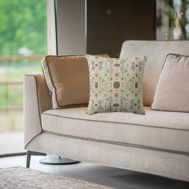 Boho Herb Mönster Kudde