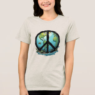 Boho Hippie 60-70-tal Fred kärlek T Shirt
