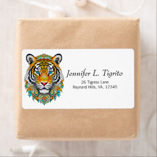 Boho Hippie Chic Floral Year of the Tiger Fraktsedel