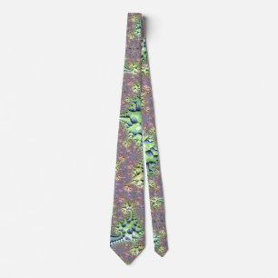 Boho Hippie Groovy Shiny Colorful Rainbow Fractal Slips