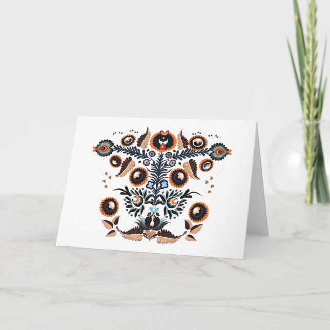 Boho Hippie Kort (Framsida)