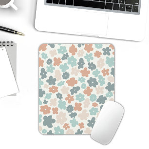 Boho hippie retro Pastel blommor i Pad mini-hölje Musmatta