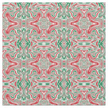 Boho Hippie Trippy Retro Swirly jul Mönster
