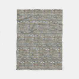 Boho, hippy-inspirerad, 1960-talet groovy stil fleecefilt