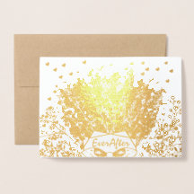 Boho hittade inbjudan till bröllopsinbjudan i Kärl