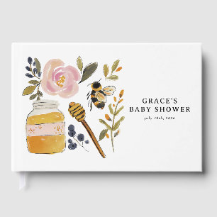 Boho HoneyBee & Vildblomma Barnkalas Gästböcker