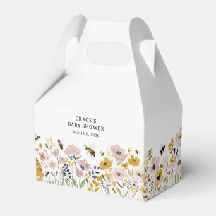 Boho HoneyBee & Wildflower Barnrumsfirande Presentaskar