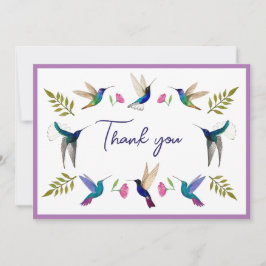 Boho Hummingbird Tack Kort