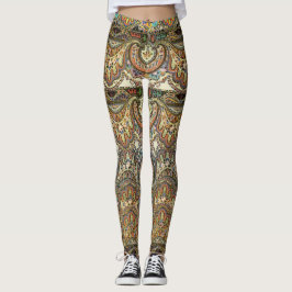 Boho husvagnantikvitet leggings