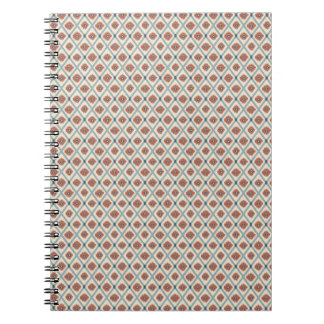 Boho Ikat Diamant Geometriskt Sömlöst Mönster  Anteckningsbok