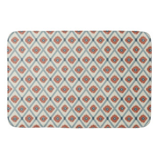 Boho Ikat Diamant Geometriskt Sömlöst Mönster  Badrumsmatta