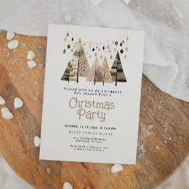 Boho-inbjudan till julfest inbjudningar