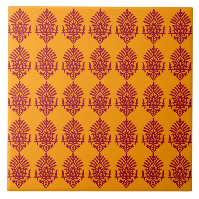 Boho India Block Print Kakelplatta (Framsidan)