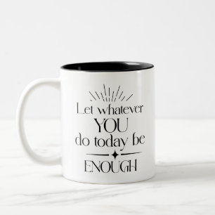 Boho inspirational Quote Två-Tonad Mugg