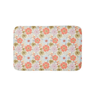 Boho Inspired Blommönster Bath Mat Badrumsmatta