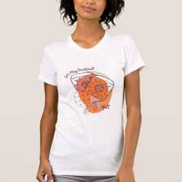 Boho inspirerade Pickleball t-shirt