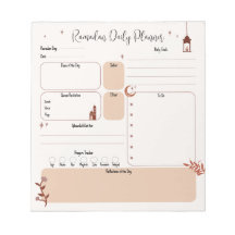 Boho Islamic Anpassade Ramadan Planner