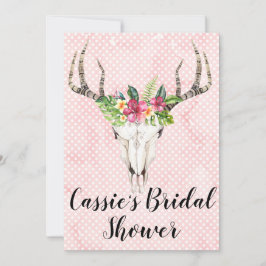 Boho Island Skull Inbjudningar