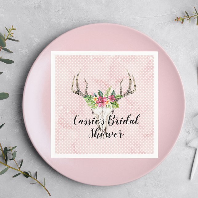 Boho Island Skull Möhippa Pappersservett (Skapare uppladdad)