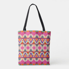 Boho Island Tribal Summer Tote Bag Tygkasse