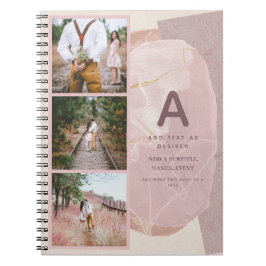 BOHO Journal Gift Personlig Abstrakt  Chic Anteckningsbok