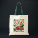 Boho jul Farm Fresh Träd Lastbil Tygkasse<br><div class="desc">Boho jul Farm Fresh Träd Lastbil Festive Helgdag Tote Bag har texten "Farm Fresh Julgranar" i modern manustypografi accentuerad med en färglös Matisse stil-retrofarm lastbil med Julgran. Perfekt för julklappar,  party och firande,  julklappar,  födelsedagar och så vidare. Skapat av Evco Studio www.zazzle.com/store/evcostudio</div>