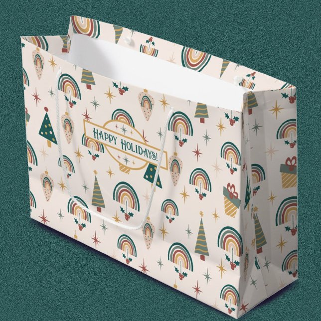 Boho jul Gift Bag (Skapare uppladdad)