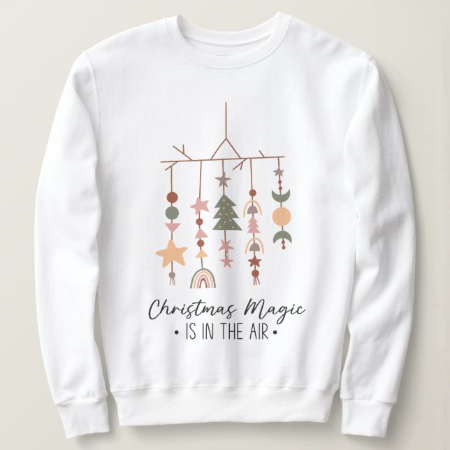 Boho jul magi Festiv helgdag T Shirt (Design framsida)
