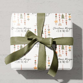 Boho jul Magic Festive Helgdag Presentpapper