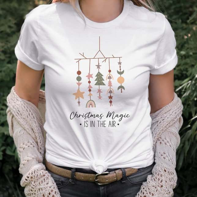 Boho jul Magic Festive Helgdag T Shirt (Skapare uppladdad)