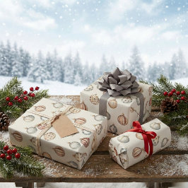 Boho jul Ornaments Warm Vintage Winter