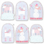 Boho jul Winter Bear och Snögubbe Hjort Klistermärken<br><div class="desc">Kute Boho jul- eller vinterklistermärken med polar,  hjort och snögubbe med mysiga stickkläder. Använda dessa klistermärken för att försköna dina presenter och kort för helgdagarna.</div>