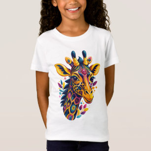 Boho Jungle Giraffe T Shirt
