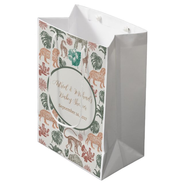 Boho Jungle Safari Baby Shower (Framsidan Vinklad)